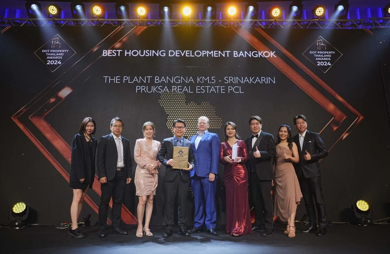 พฤกษา คว้า 2 รางวัลบนเวที Dot Property Thailand Awards 2024 