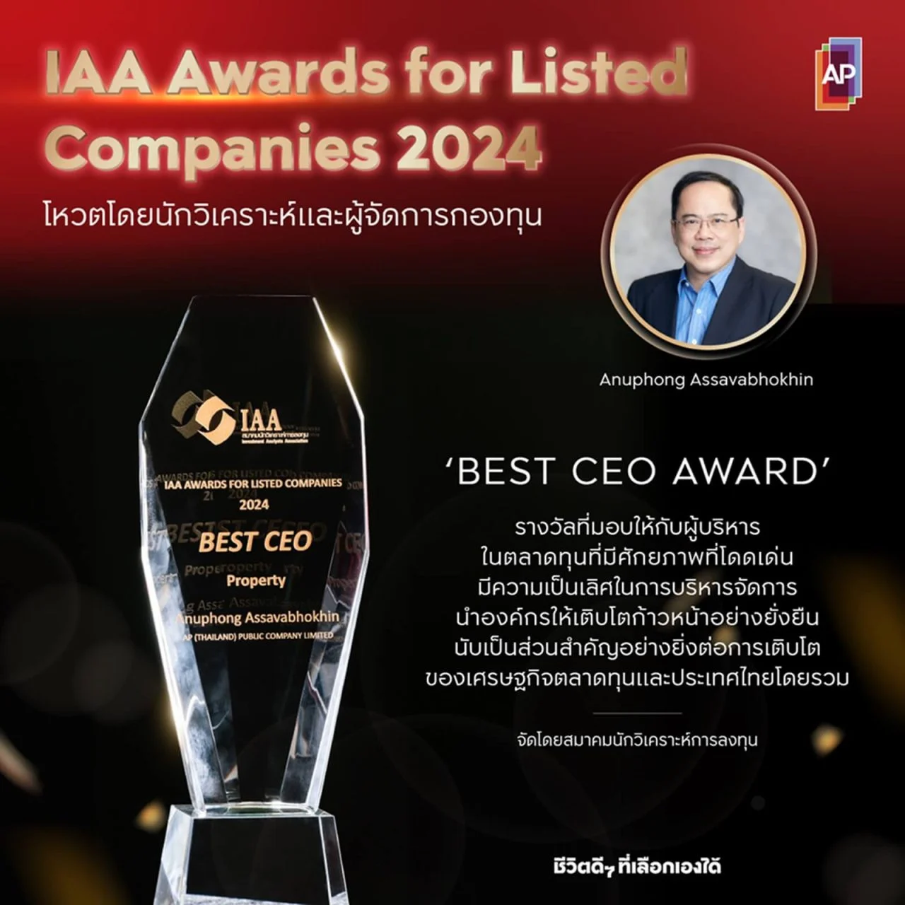 AP BEST CEO and Mr Anuphong