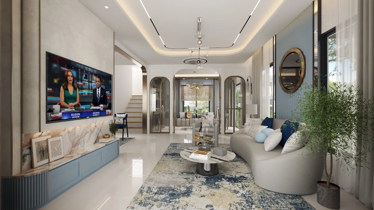 Passorn ศรีนครินทร์ บางนา Living ขนาดใหญ่